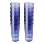 Thumbnail image #2 for New Star Foodservice Inc. 46441 20 oz Blue Pebbled SAN Plastic Stackable Tumbler Case of 6 Dozen