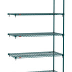 Thumbnail image #1 for Metro Super Erecta SA-2472K3-86-A5 Super Adjustable Super Erecta Wire Add-On Wire Shelving Unit, 72"W x 24"D x 86"H, 600 lb. capacity per shelf, 2000
