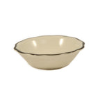 Thumbnail image #1 for CAC China Seville SC-11B Round Ceramic Fruit Dish, 5 oz, 4-3/4" Diameter, Scalloped Edge Case of 3 Dozen