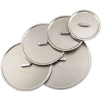 Thumbnail image #1 for Alegacy Foodservice Products Eagleware EWC80 Round Flat Aluminum Pot & Pan Cover, 19-Inch Diameter, Riveted Steel Handle Case of 12