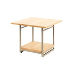 Thumbnail image #2 for Steelite International Creations Buffet 7364MW343 Square Metal Tiered Buffet Riser, Champagne, 9.5 x 9.5 x 10.5 in