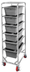 Thumbnail image #5 for Channel Manufacturing Heavy-Duty Aluminum End-Load Lug Rack with Casters
