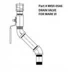 Thumbnail image #1 for Belshaw Donut Robot® MKVI-0546 Fryer Drain & Valve for MARK II, MARK V & MARK VI Fryers