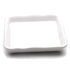 Thumbnail image #1 for G.E.T. The Edge - EGS M1010-NW . . Square Melamine Tray, 10" x 1-1/2"H, White, Organic Edge Case of 6