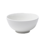Thumbnail image #1 for Korin Inc Fusion DBR-A0099 Donburi Bowl, 53 oz, 8" Diameter x 3-3/4"H, Round Footed Porcelain, White
