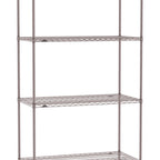 Thumbnail image #1 for Metro Super Erecta SE-1824K4-86-S4 Wire Stationary Starter Wire Shelving Unit, 24"W x 18"D x 86"H, 800 lb. capacity per shelf, 2000 lb. capacity per