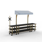 Thumbnail image #1 for Steelite International Mogogo, Modular MGCMLA12MBWW Modular Interactive Serving Station, Brown, Mixed Materials