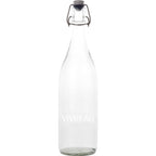 Thumbnail image #1 for Vivreau Advanced Water Systems BOT-VIV-ST-C-75 Glass Still Water Serving Bottle, 750 mL, Swing Top Case of 20
