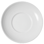 Thumbnail image #1 for Vertex China Rubicon Helix RH-36 China Saucer, Round, Embossed, 4-5/8-inch Case of 3 Dozen