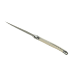 Thumbnail image #2 for Steelite International Jean Du Bost, Laguiole Ivory 5393S057 9-Inch Serrated Steak Knife with Ivory Handle, 13/0 Stainless Steel