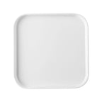 Thumbnail image #1 for CAC China Hudson XHDS-SQ6-W Square Melamine Plate, White, 6-Inch, Straight Side Case of 3 Dozen
