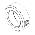 Thumbnail image #1 for 1880 Hospitality Focus Foodservice FTSLC Commercial Shelving Locking Collars with Allen Key, Set of 4 Case of 30