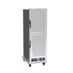 Thumbnail image #1 for Lockwood CA67-PF34-SDD-R-HH Heated Holding Cabinet, Full-Height, Mobile, Non-Insulated, Solid Aluminum Dutch Doors