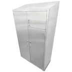 Thumbnail image #1 for IMC/Teddy CHCB-24 Stainless Steel Chef's Cabinet, 24"W x 45"D x 84"H, Hinged Double Doors