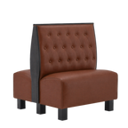 Thumbnail image #1 for ATSMFG ATS AT&S-ADD-K42-BT GR8 Kevin Deuce Booth, single, 30" long x 42" high, Sewn Button-tuft back, removable sinuous spring seat with connecting