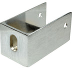 Thumbnail image #1 for AllPoints Foodservice Parts & Supplies 1411064 Shelf Partition End Cap, 3" H, for 1-1/4" Partitions, Chrome-Plated Zinc Die Cast