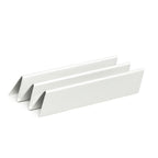 Thumbnail image #1 for Global Tableware Collective Comas, Les Essences MPA7583 Rectangular Aluminum Taco Holder, Vintage, 9.5 x 4.75 x 1.625 in