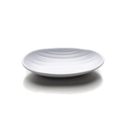 Thumbnail image #1 for G.E.T. Zen - EGS JW7307-W White Melamine Oval Coupe Deep Plate, 7-1/4 x 4-1/2 Case of 6