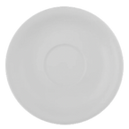 Thumbnail image #1 for Vertex China Barista ARG-2 6-Inch Porcelain Saucer, Round, Wide Rim, Rolled Edge Case of 3 Dozen