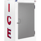 Thumbnail image #1 for Leer 3504301 Outdoor Ice Merchandiser, Solid Door, Self-Contained Bottom-Mounted Refrigeration, 30 cu. ft.