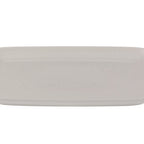 Thumbnail image #1 for Mikasa Hospitality (Lifetime Brands, Inc.) ID Fine 5320441 Rectangular Fine China Platter, White, 8"W x 10.9"D Case of 6