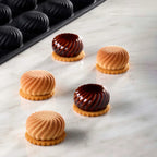 Thumbnail image #1 for JB Prince Pavoni MA412 Silicone Caleidon Pastry Mold, 30 Forms, 11.8 x 15.75 x 3 in