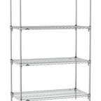 Thumbnail image #1 for Metro Super Erecta SA-2136C-74-S4 Super Adjustable Wire Stationary Starter Shelving Unit, 36"W x 21"D x 74"H, 800 lb. capacity per shelf, 2000 lb.