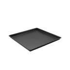 Thumbnail image #1 for CAC China SPZP-1616 16 x 16 x 1 in Square Solid Pizza Pan, Cold-Rolled Steel, Sicilian Black Case of 12
