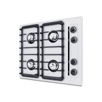 Thumbnail image #2 for Summit Commercial Summit Appliance WLL03IP Commercial 4-Burner Cooktop, 24"W, Battery Ignition, White