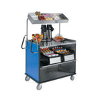Thumbnail image #1 for Lakeside Manufacturing Lake-Glide 660 Compact Mart Cart, 49"W x 28-1/4"D x 72-1/4"H, Adjustable Removable Shelf, Stainless Steel Overshelf