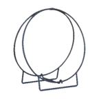 Thumbnail image #1 for Chef Master UniFlame W-1890 Log Hoop, 24" Diameter x 27"H, 1/2" Solid Steel, Black