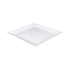 Thumbnail image #1 for G.E.T. Stratus - EGS Q2-V145-W . . Square Melamine Serving Platter, White, 14-1/2" x 1-1/4"H Case of 4