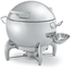 Thumbnail image #2 for Vollrath D-Lux Round 11-Quart Soup Chafer Station with Self-Closing Lid and Ladle Tray