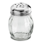 Thumbnail image #1 for New Star Foodservice Inc. 22377 Swirl Cheese Shaker, 6 oz, Glass, Perforated Metal Top Case of 3 Dozen