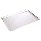 Thumbnail image #1 for AllPoints Foodservice Parts & Supplies 78260 Full-Size Solid Aluminum Sheet Pan, 18" x 26", Reinforced Wire Rim