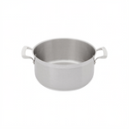 Thumbnail image #1 for Browne USA Foodservice Thermalloy® 5724009 8 qt Stainless Steel/Aluminum Brazier, 11" x 5"H, Induction Ready, Without Cover