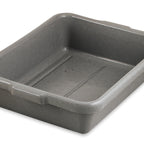 Thumbnail image #1 for Browne Foodservice 1908 Plastic Dish Tote Box, 21.6"W x 16"D x 5"H, Gray