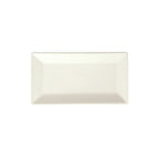 Thumbnail image #1 for Winco Royalsquare RPR-10-AW Rectangular Porcelain Platter, 10" x 5-1/2" x 3/4", American White Case of 2 Dozen