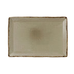 Thumbnail image #1 for Cardinal Harvest Linen By Dudson HL002 Rectangular Vitrified Ceramic Tray, 13.25 x 9 Inches Case of 6