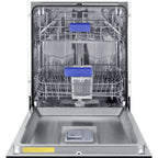 Thumbnail image #2 for Summit Commercial DW242WADA 24-Inch Built-In Dishwasher, ENERGY STAR, 2 Gliding Racks, Stainless Steel Interior, White Door