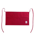 Thumbnail image #1 for CAC China APWA-1R Waist Apron, Red, 65/35 Poly/Cotton, 3 Pockets, 21-7/8"L x 12-1/2"W Case of 60