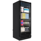 Thumbnail image #1 for Imbera USA (AeriTek) VR12 BB 1-Section Glass Door Merchandiser, Black, Hinged Door, ENERGY STAR®, 63-7/8"H x 24-3/4"W x 24-5/8"D