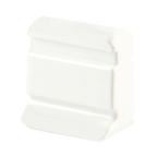 Thumbnail image #1 for G.E.T. The Edge - EGS M21-NW Tray Wedge, 2" x 2"H, Melamine, Display White Case of 24