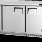 Thumbnail image #5 for Everest Refrigeration ETBR3 Three-Section 22 Cu. Ft. Undercounter Worktop Refrigerator, Solid Doors, Rear-Mounted Self-Contained Refrigeration
