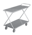 Thumbnail image #5 for Channel Galvanized Stocking / Marking Truck with Handle and Solid Bottom Deck