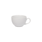 Thumbnail image #1 for Vertex China Argyle ARG-59T 14 oz Porcelain Cappuccino Cup with Handle, Bright White, Polished Foot Case of 3 Dozen