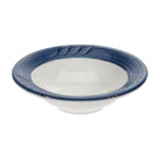 Thumbnail image #1 for Vertex China Sausalito SAU-11-B Round China Fruit / Monkey Dish, 4 oz, 5-1/4", Sculpted Lines, Blueberry Case of 3 Dozen