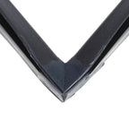 Thumbnail image #1 for AllPoints Foodservice Parts & Supplies 322121 Door Compression Gasket, 4-Sided Black Silicone, Retainer Mount, 26-1/4 x 24-1/4