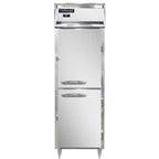 Thumbnail image #1 for Continental Refrigerator Designer Line D1RNPTHD One-Section Pass-Thru Reach-In Refrigerator, Self-Contained, Half-Height Solid Doors