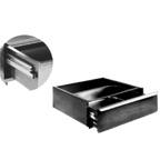 Thumbnail image #1 for Eagle Group 502947 Stainless Steel Work Table Drawer Assembly, 20" D x 15" W x 5" H, Removable Pan and Slides